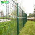 PVC Coated Metal 3D Curvy Fence